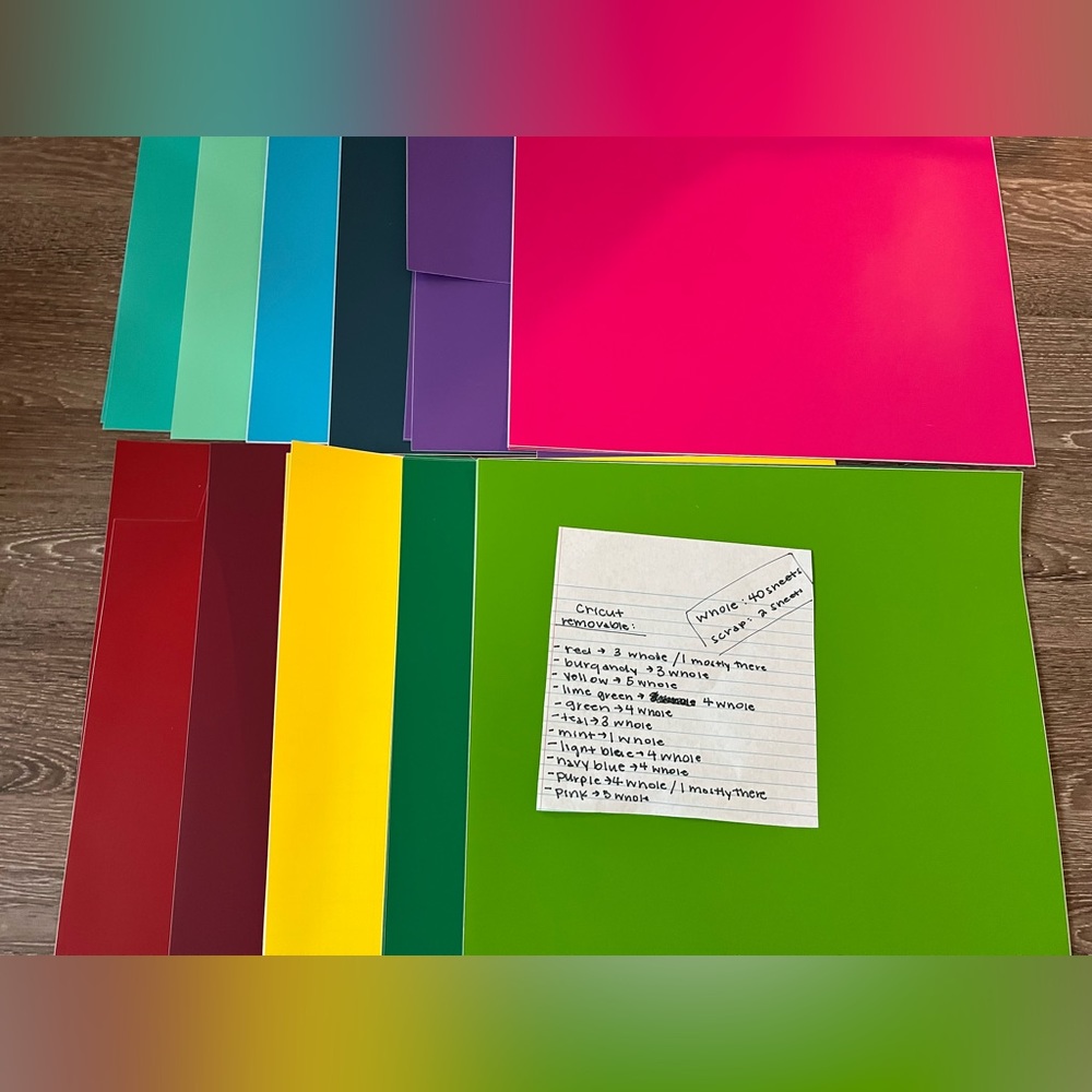 Cricut Removable Vinyl Bundle